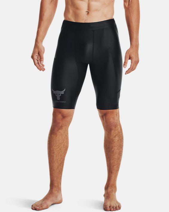 Men's Project Rock Iso-Chill Shorts in Black image number 1